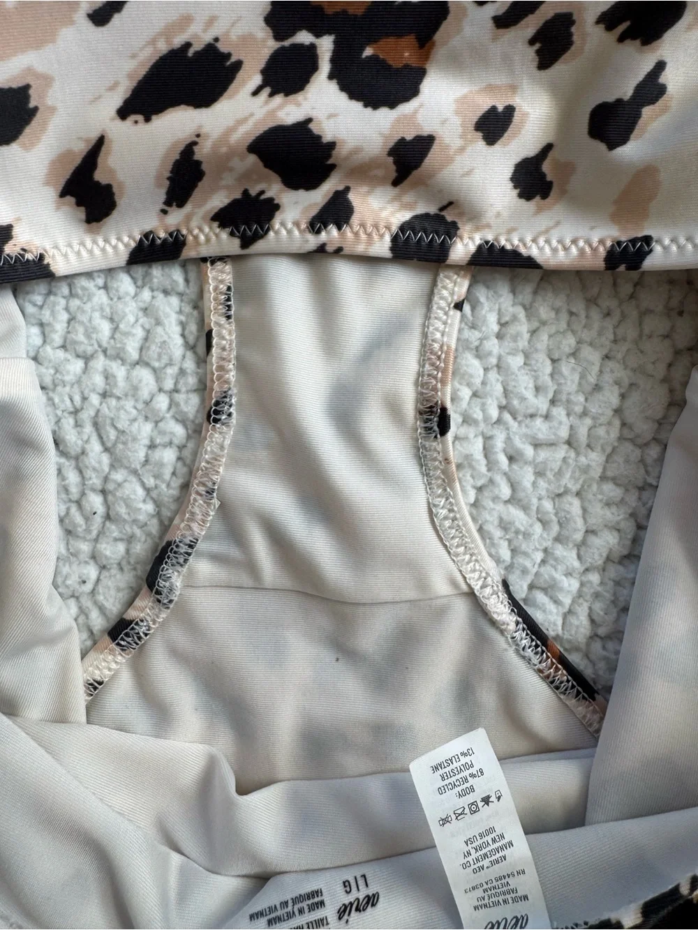 Aerie High-Waist Bikini Bottoms in Beige, Black, Brown Leopard